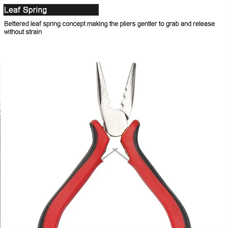 Nickel Plated Serrated Hair Extension Pliers